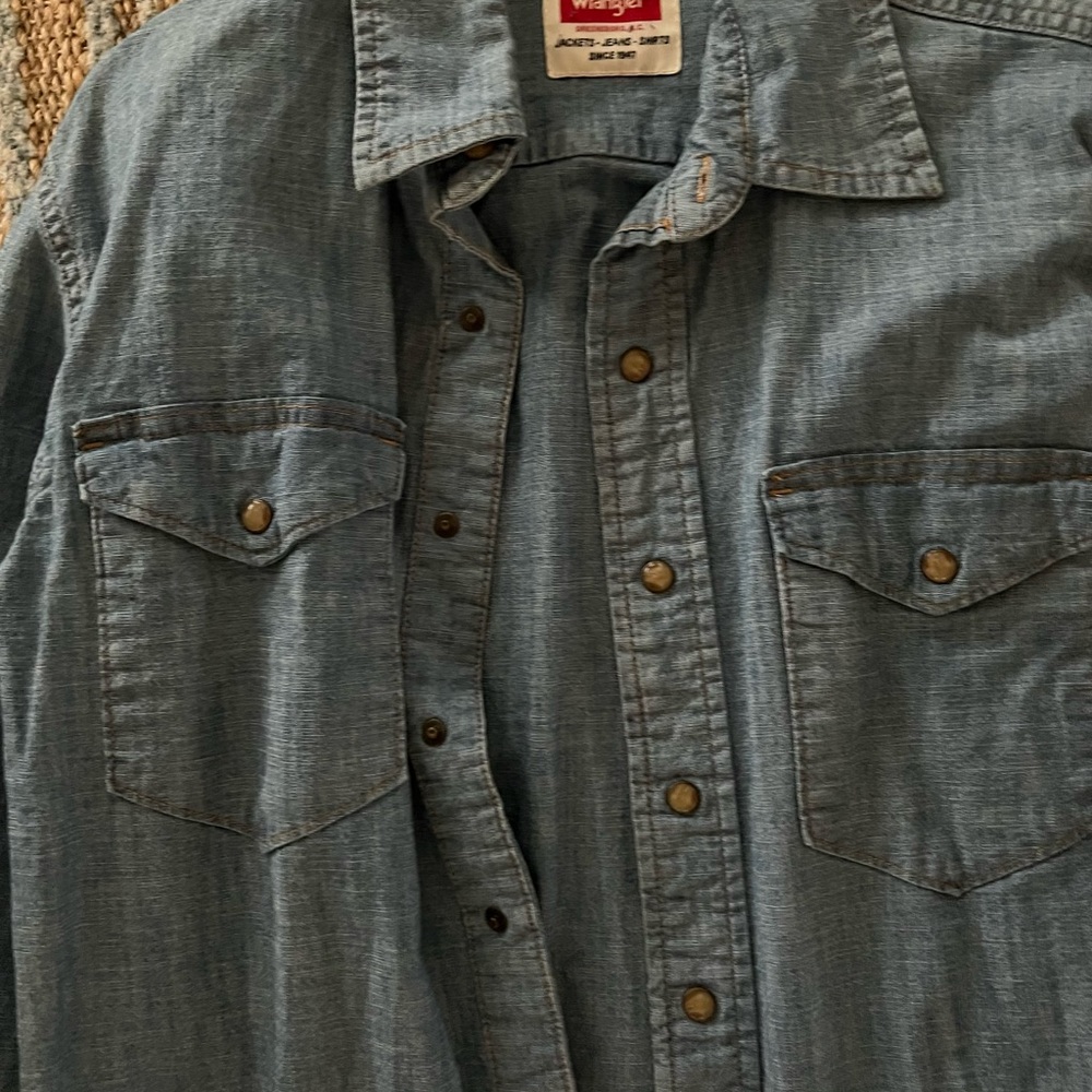 Wrangler Vintage Denim Shirt - Picture 3 of 7